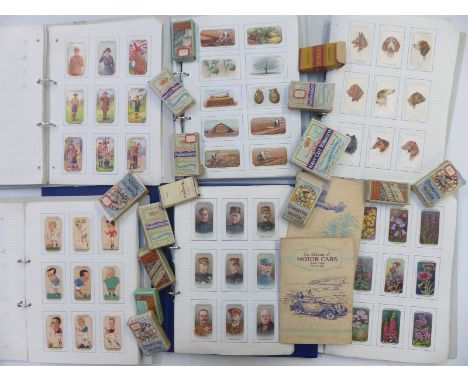 Six albums of cigarette cards, mostly Wills's / Players but includes Churchman, Ainstee, CWS, Jaycee, Brown Flake, Lambert &a