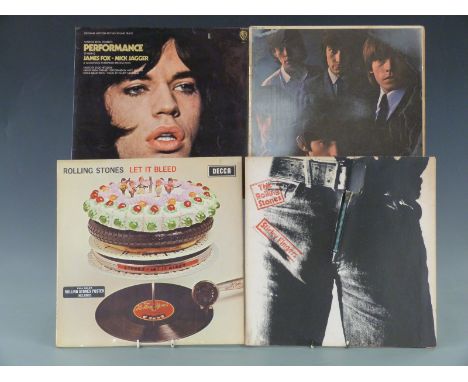 The Rolling Stones - 9 LPs including Sticky Fingers, Let It Bleed etc