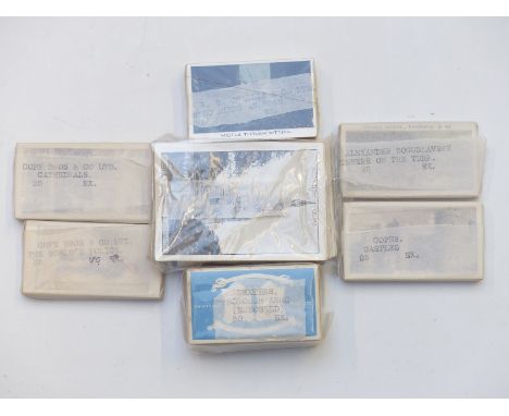 Cope Brothers, Challis, Boguslavsky, Duncan and Dexter's cigarette cards, seven individually wrapped sets with catalogue note