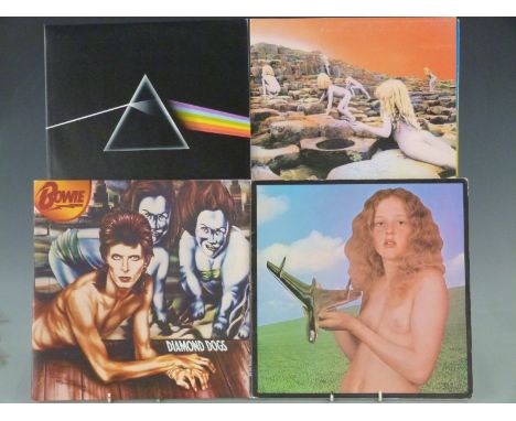 Approximately 40 LPs including Pink Floyd, Led Zeppelin, Bowie, Cream, Beatles, Yes, Blind Faith and Rare Bird&nbsp;