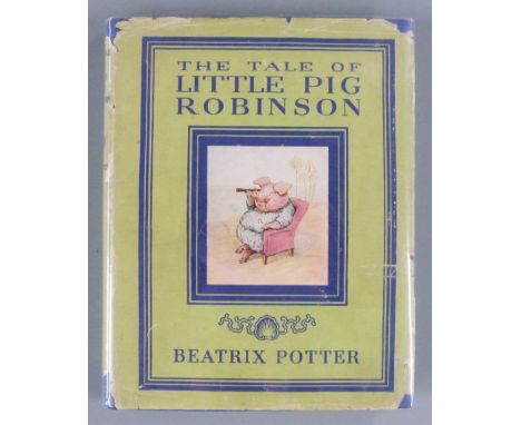 Beatrix Potter The Tale of Little Pig Robinson, David McKay 1930 first published edition in America with coloured plates and 