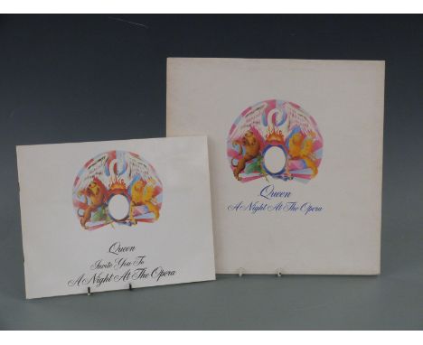 Queen - Invite You To A Night At The Opera tour programme with two ticket stubs for Birmingham Odeon on inside cover also A N