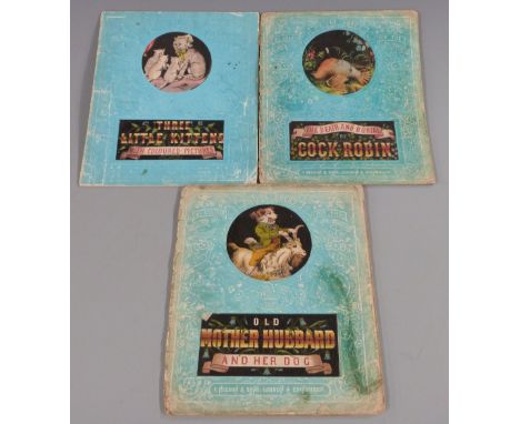 [Victorian Childrens] The Three Little Kittens, The Death &amp; Burial of Cock Robin, Old Mother Hubbard And Her Dog, a group