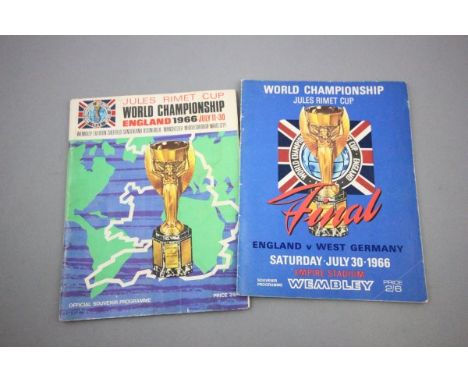 World Cup Final 1966 England v West Germany football programme, no writing, corner crease to cover, vg overall plus official 