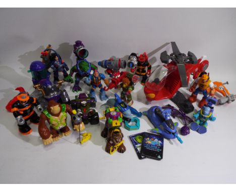Early Learning Centre - Planet Protectors - A collection of 12 figures with some vehicles and accessories. They show light si