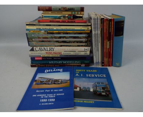 Modelling books - Military Books - Transport Books. A selection of Thirty Eight hard and paperback books appearing in Excelle