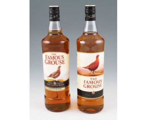 2 bottles Famous Grouse Scotch Whisky. 40% 1 litre.