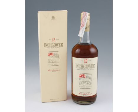 Inchgower 12 year old Single Highland Scotch Whisky.