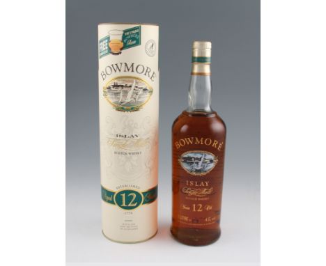 Bowmore 12 year old Single Malt Scotch Whisky. 43%, 1 litre