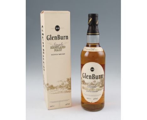 GlenBurn 10 year old Single Malt Scotch Whisky. 40% 70cl.