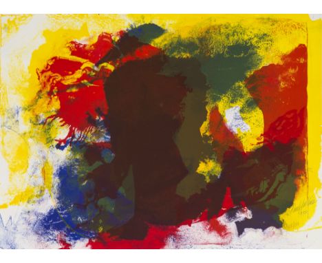 Abstrakter Expressionismus - - Paul Jenkins.  (1923 Kansas City - 2012 New York). o.T. (aus: Five Invocations). 1997. Farblit