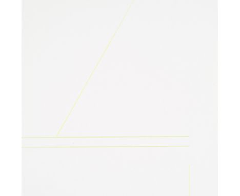 Set aus 3 Graphiken im tyopographischen Stil. 1980 - 1989. Je Farblithographie auf Papier. Blattmaße von 19,6 x 19,8 cm bis 3