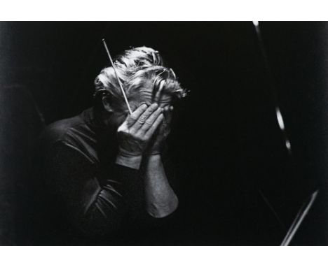 Robert Lebeck (1929 - 2014 Berlin)Herbert Karajahn. 1969. Späterer Abzug von 2013. S/W Pigment print auf Hahnemühle Fotopapie