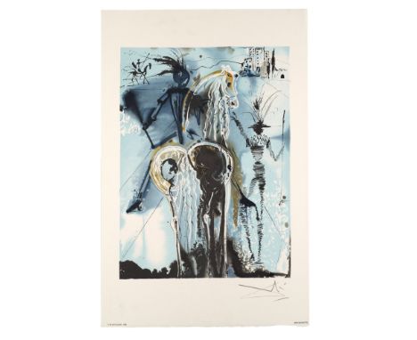 Surrealismus - - Salvador Dalí.  (1904 - 1989 Figueras). 1 handsignierte und 18 im Stein signierte Original-Farblithographien