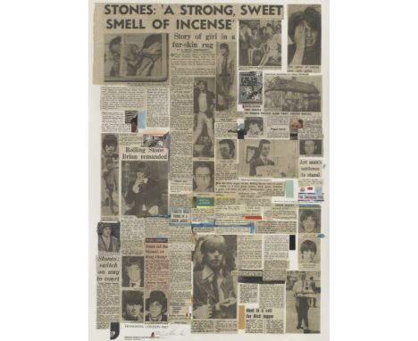 Pop Art - - Richard Hamilton.  (1922 - 2011 London). Swingeing London 67 - Poster. 1967-1968. Farboffsetlithographie auf Fabr
