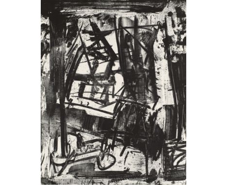 Informel Emilio Vedova (1919 - 2006 Venedig)o.T. (El círculo de Piedra.) 1970. Lithographie auf Vélin. 56,5 x 45,3 cm. Signie