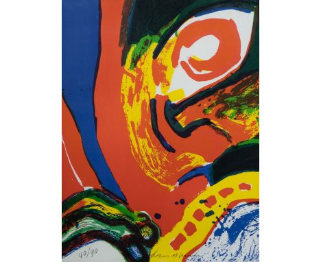 Bengt LINDSTRÖM (1925-2008)Lithograph Untitled, numbered 40/90 and signed.Lithografie Zonder titel, genummerd 40/90 en geteke