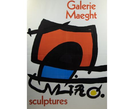 Galerie Maeght poster - lithograph MIRO 1970sGalerie Maeght affiche - steendruk MIRO jaren '70154 x 115 cm