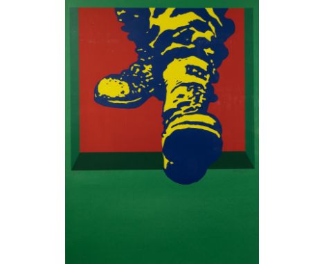 BALDER (1945-2014)Lithograph Untitled, numbered 94/150, signed and dated '70.Lithografie Zonder titel, genummerd 94/150, gete