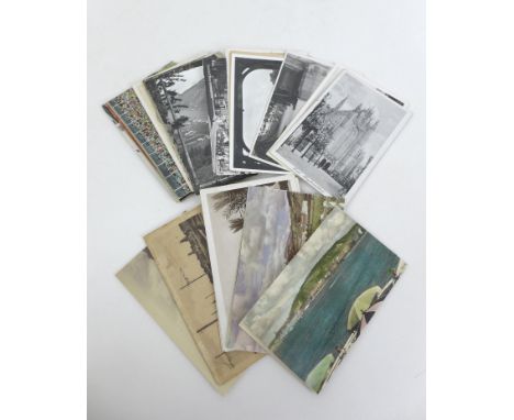 A large collection of over 600 international postcards, including USA and European cards, including scenes of New York, Sudan