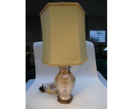 DECORATIVE TABLE LAMP & SHADE