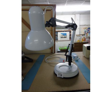 WHITE ADJUSTABLE LAMP