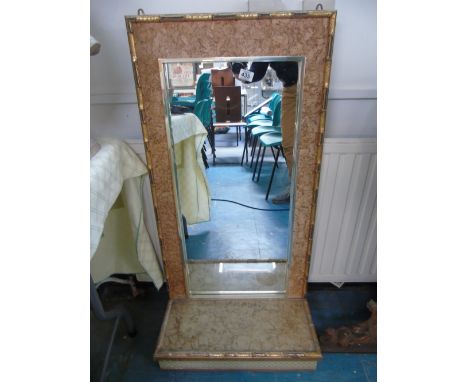 TALL WALL MIRROR WITH SHELF