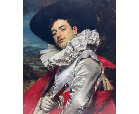 Ferdinand Victor Léon Roybet (French 1840-1920): The Cavalier, oil on panel signed 76cm x 64cmProvenance: with Haynes Fine Ar