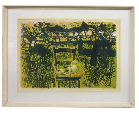 Edwin La Dell ARA (1840-1970), lithograph, signed and numbered 7/25 in pencil, 6x44.5cm, framed and glazed