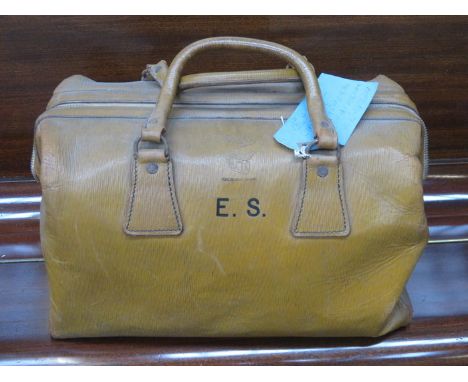 VINTAGE 'THE VOYAGER' BROWN LEATHER BAG