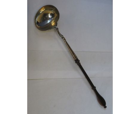 EARLY HALLMARKED SILVER LADLE, LONDON ASSAY 