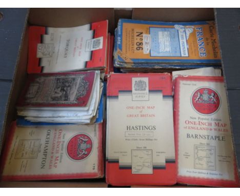 PARCEL OF VINTAGE ORDINANCE SURVEY MAPS