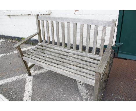 A teak garden bench Best Bid