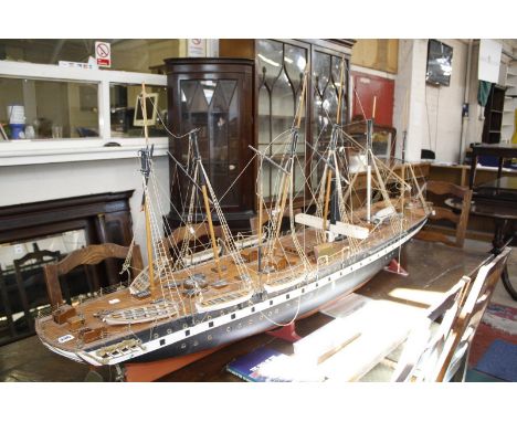 A scale model of SS Great Britain, 210cm long approx. (AF) a boxed rivet from the vessel, O'Callaghan, J. 'The Saga of the SS