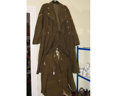 Army Uniform and Great Coat.