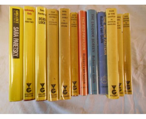 CRIME FICTION VAN GULIK, R.  The Willow Pattern  1st.ed. 1965, 8vo orig. cl. d/w, plus 2 others, plus 3 N. Freeling, 3 S. Par