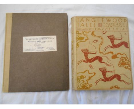 DULAC, E. (ills.) Tanglewood Tales  1st.ed. (1914), London, 4to orig. cl. 14 cold. plts. plus, MILNE, A.A. Teddy Bear &amp; O