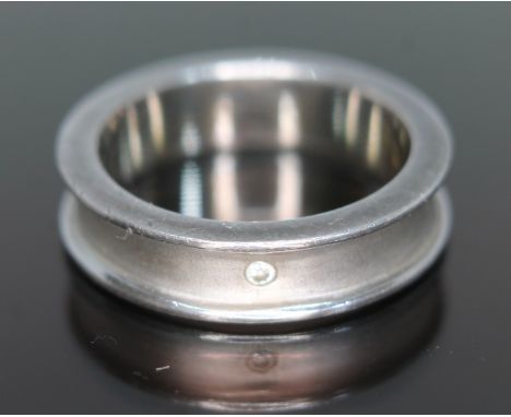 A diamond ring, marked '925', gross weight 4.18g, size K. 