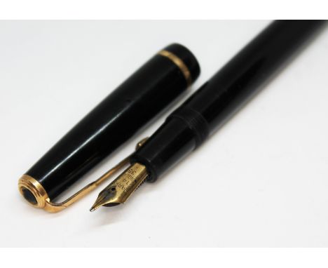 A Parker Duofold fountain pen, the nib marked 'Parker 14 K England 35'. 