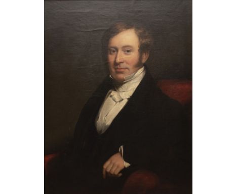 British School (19th century), Portrait of a Gentleman, oil on canvas, 90 x 70cm&nbsp;