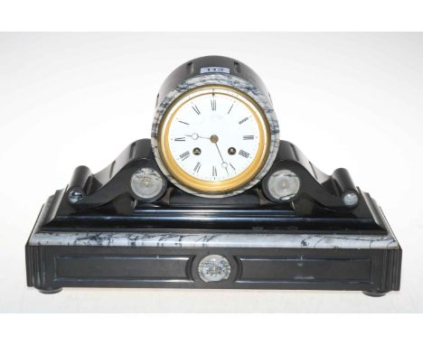 Guy Vicario c1800 French mantel clock, 25cm high.