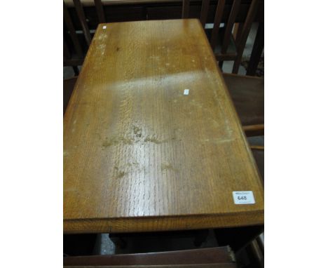 Early 20th Century oak barley twist gate leg table.