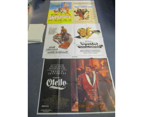 A selection of various Quad film posters circa 1960/70 and later to include The Town that Dreaded Sundown and Rolling Thunder