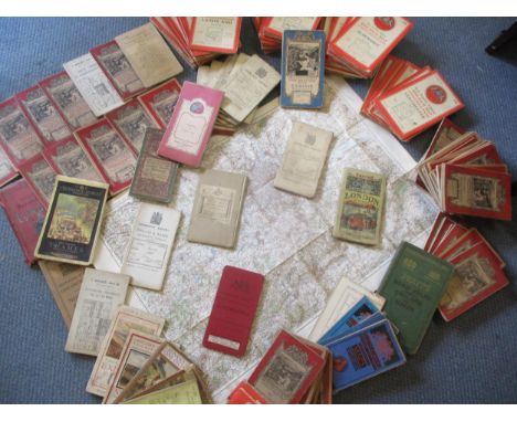 A quantity of vintage survey maps to include linen backed examples 