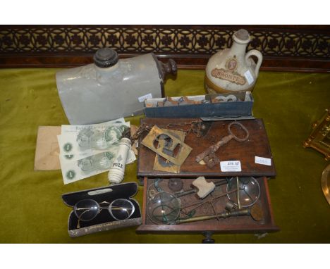 Small Collectibles Including Scales, Toilet Pull, Banknotes, etc. 