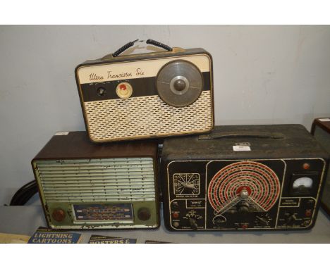 Vintage Radios and a Signal Generator by Triplet 