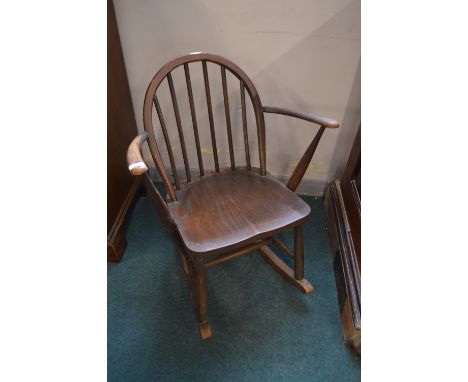Ercol Bullhorn Rocking Chair 