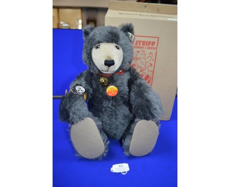 Steiff Wristwatch Teddy Bear 42cm with Original Packaging 