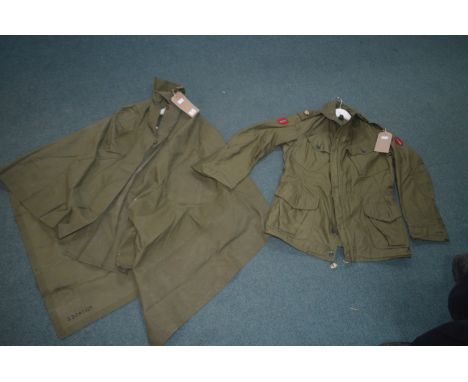 Army Combat Smock 1960 Pattern Size No. 5, plus Rain Smock 