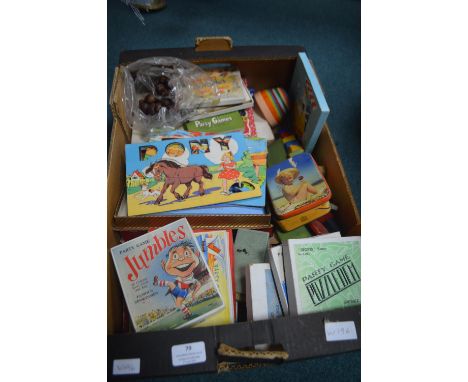 Vintage Boxed Party Games and Puzzles 